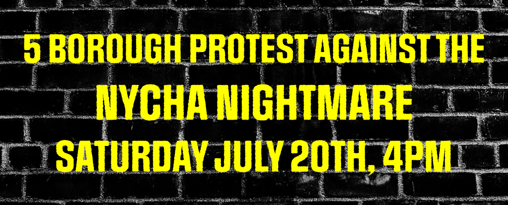 5 Borough Protest Against the NYCHA&nbsp;Nightmare
