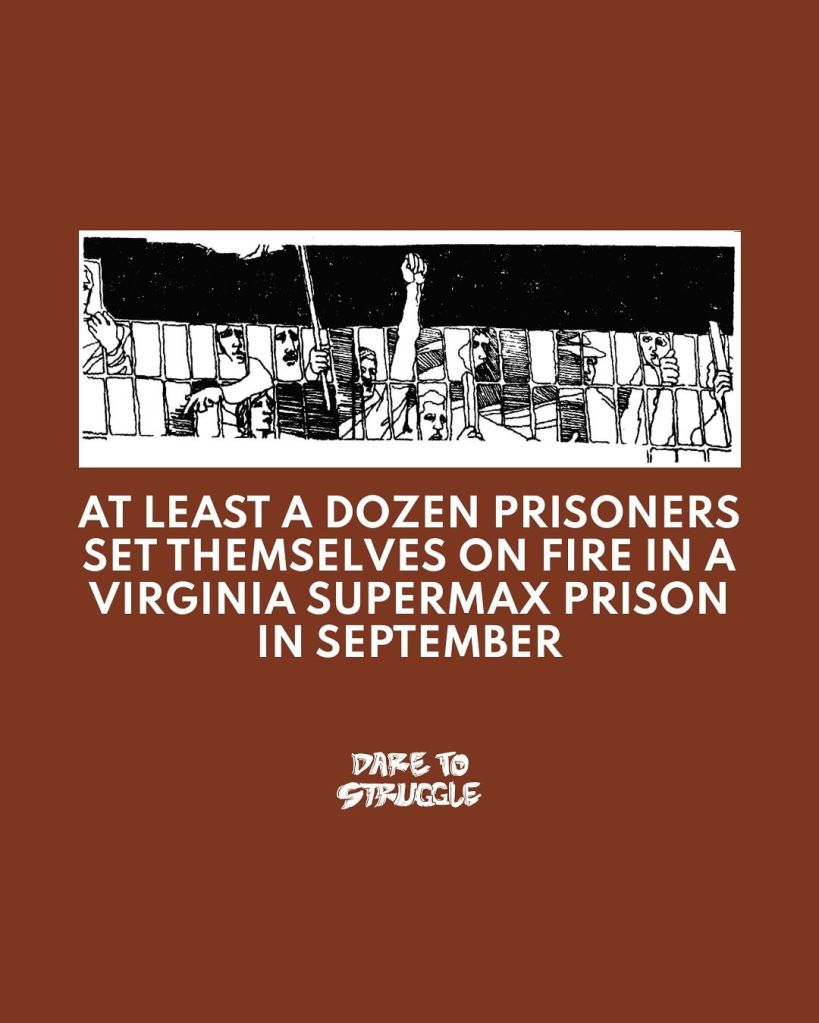 At Least A Dozen Prisoners Set Themselves On Fire In A Virginia Supermax Prison In September&nbsp;2024