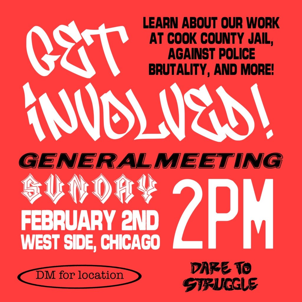 Sunday Feb. 2 @ 2pm – Chicago General&nbsp;Meeting