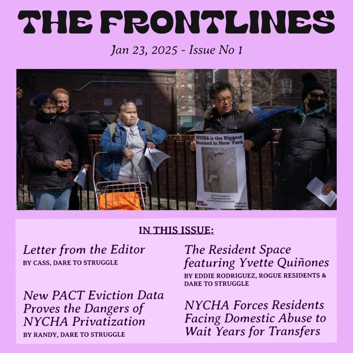 The Frontlines Issue #1 Jan&nbsp;2025
