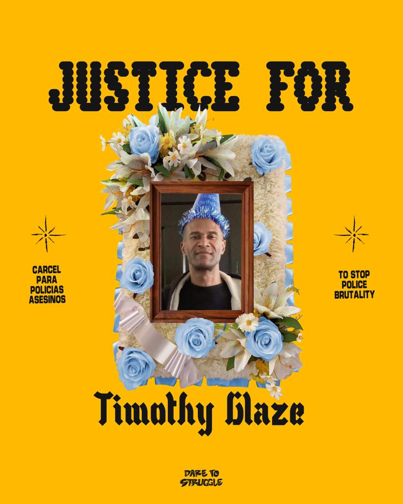 Justice for Timothy Glaze! No More Stolen&nbsp;Lives!