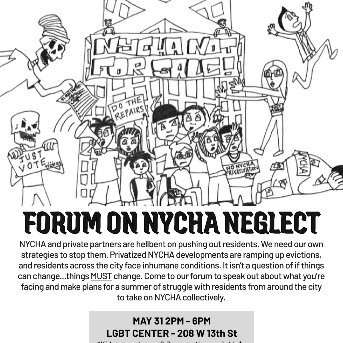 Disrespect, Disposability, Deceit: Forum on NYCHA Neglect in NYC – May 31&nbsp;@2pm