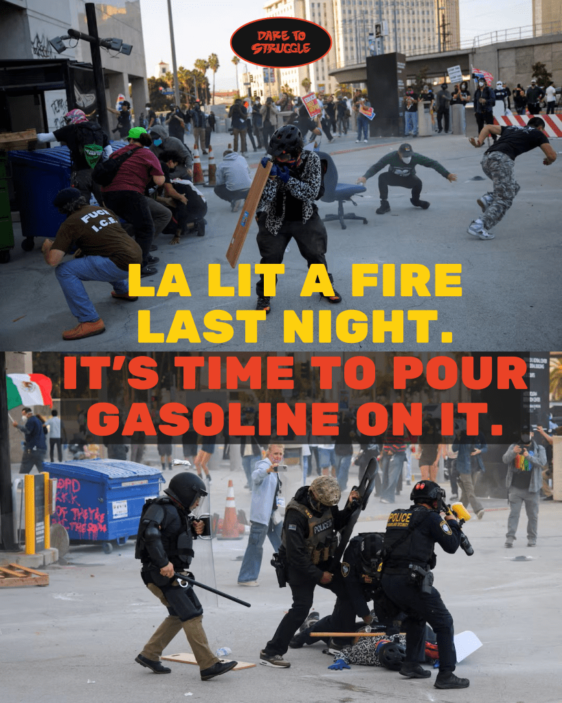 LA lit a fire last night. It’s time to pour gasoline on&nbsp;it.