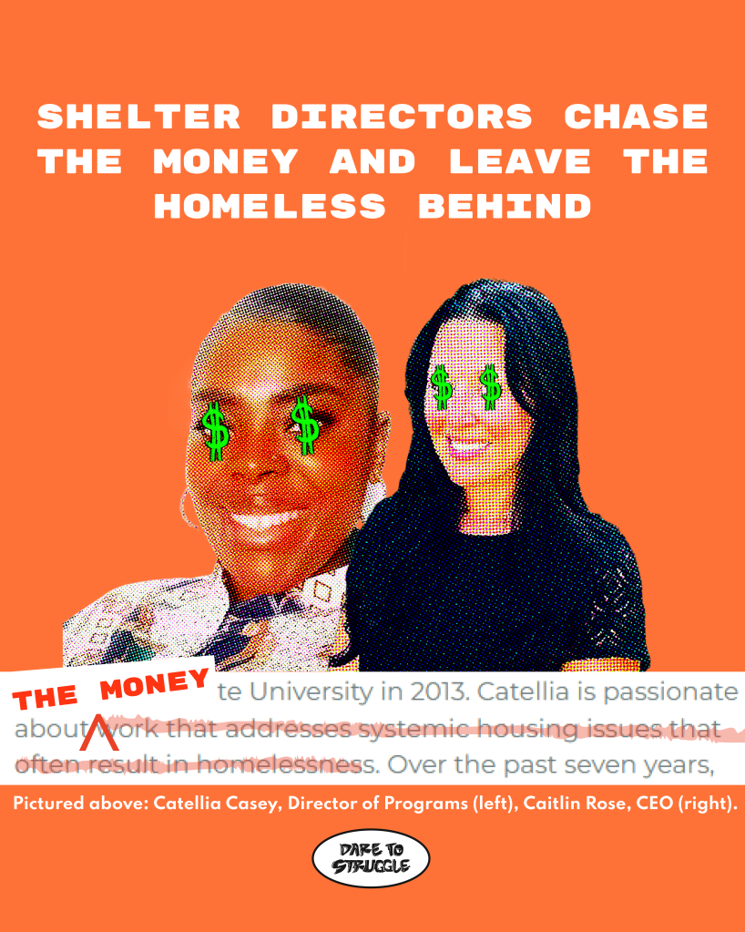 Shelter Directors Chase The Money and Leave the Homeless&nbsp;Behind