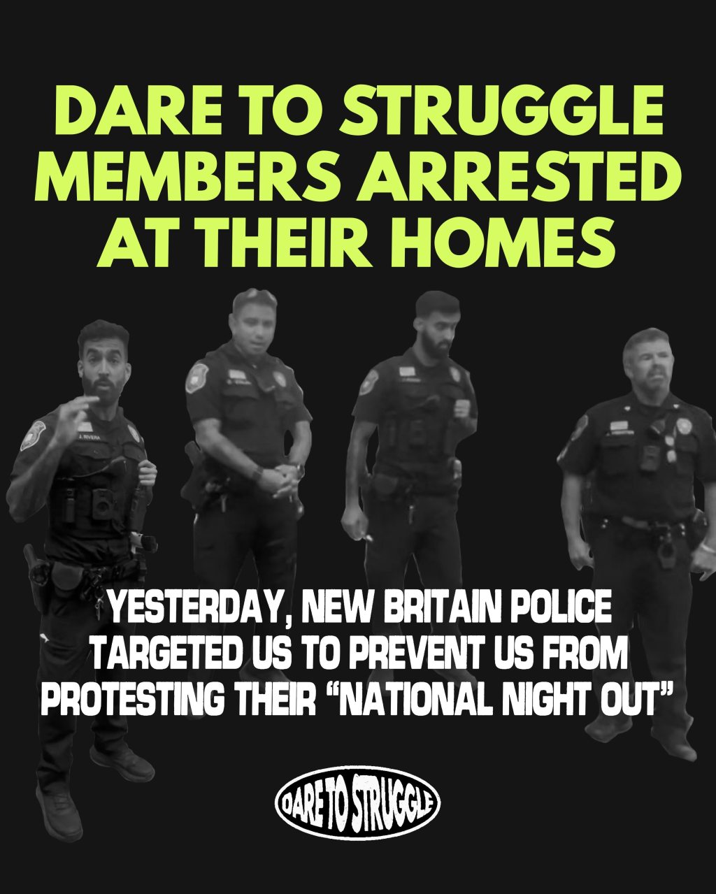 Dare to Struggle Members Arrested at their&nbsp;Homes