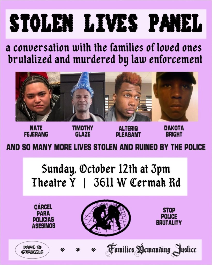 Stolen Lives Panel –&nbsp;Chicago