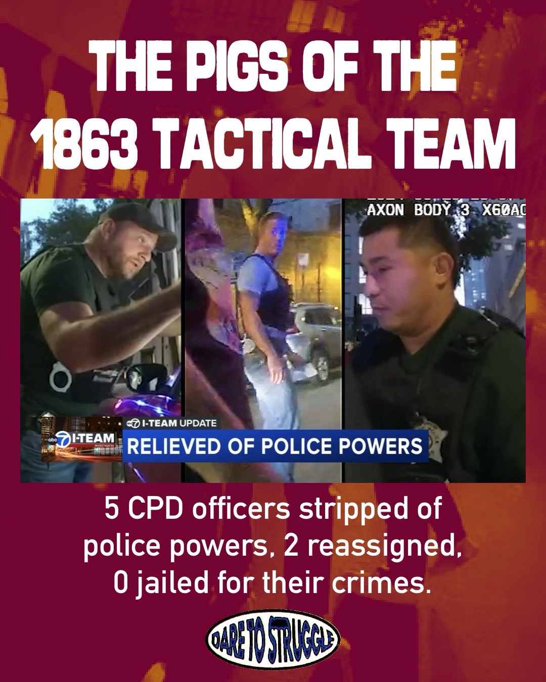 The Pigs of the 1863 Tactical&nbsp;Team