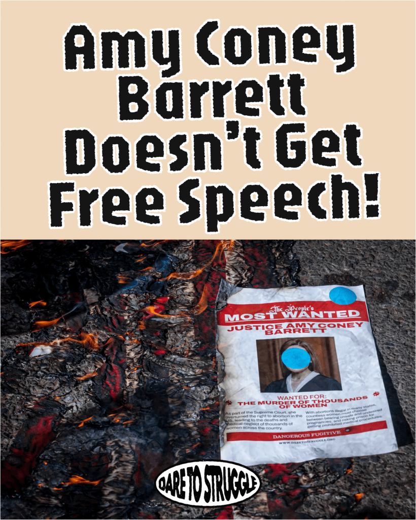 Amy Coney Barrett Doesn’t Get Free&nbsp;Speech!