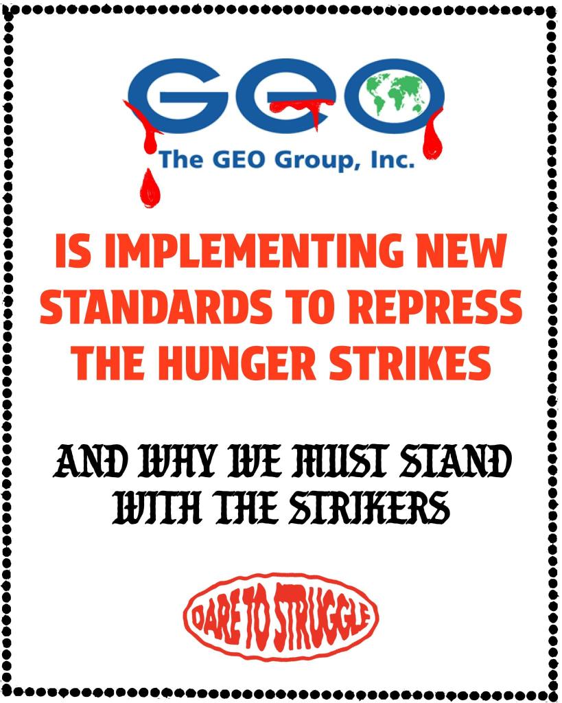 Geo Group’s attempt to repress the Hunger&nbsp;Strikers