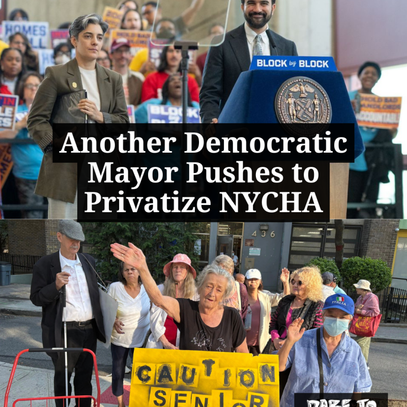 Another Democratic Mayor Pushes to Privatize&nbsp;NYCHA